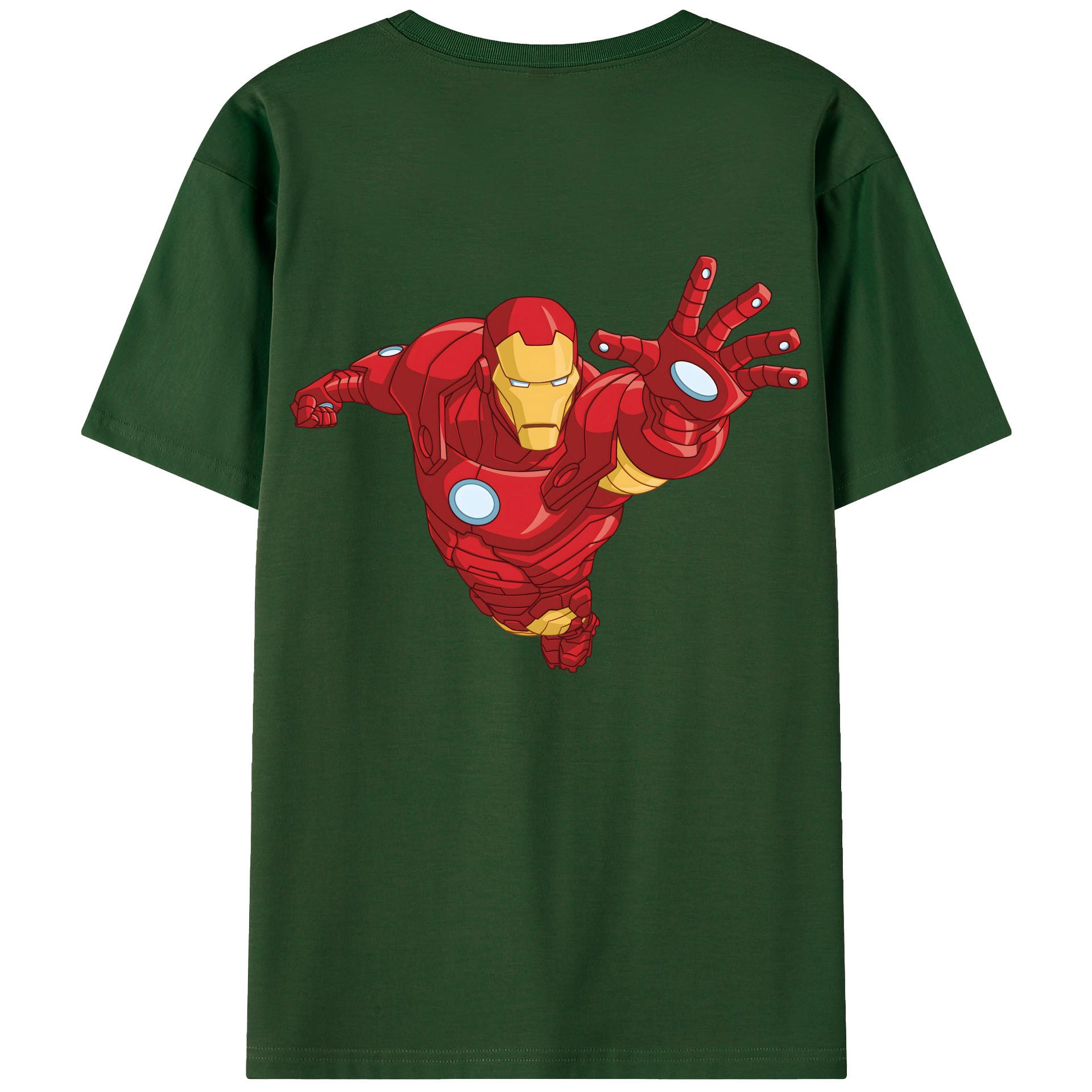 （画像用） アベンジャーズ The Avengers 綿100％半袖Tシャツ（背面プリント）